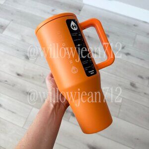 Only 1! “Tangerine" HydroJug 40 oz Traveler Tumbler - Seasonal Summer Color